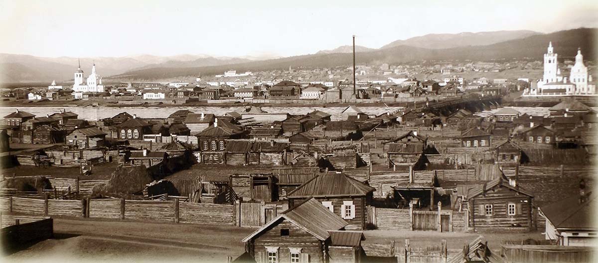Улан-Удэ (Верхнеудинск). Вид из Зауды, 1909 год