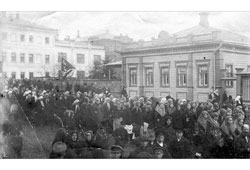 Юрьев-Польский. Демонстрация на Большой улице, 1920-е годы