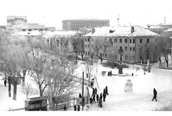 Aktobe. Panorama of the city