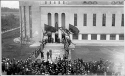 Укмерге. Открытие гимназии А. Смэтоны, 1938 г.