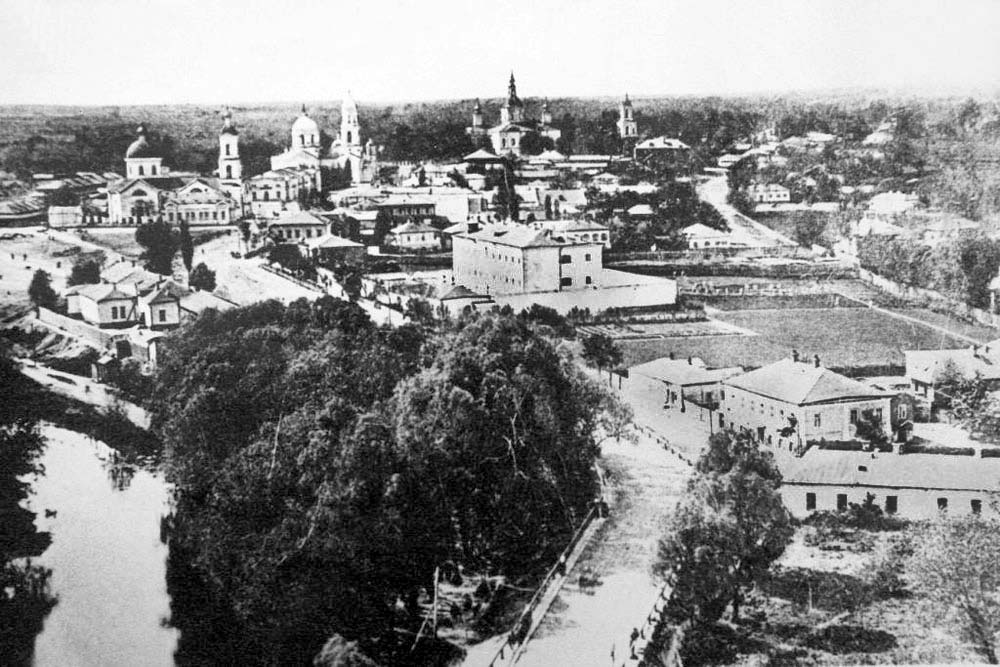 Ahtyrka. Panorama of city