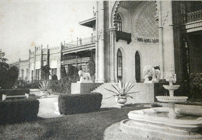 Alupka. Vorontsov Palace, Lion Terrace, circa 1950's