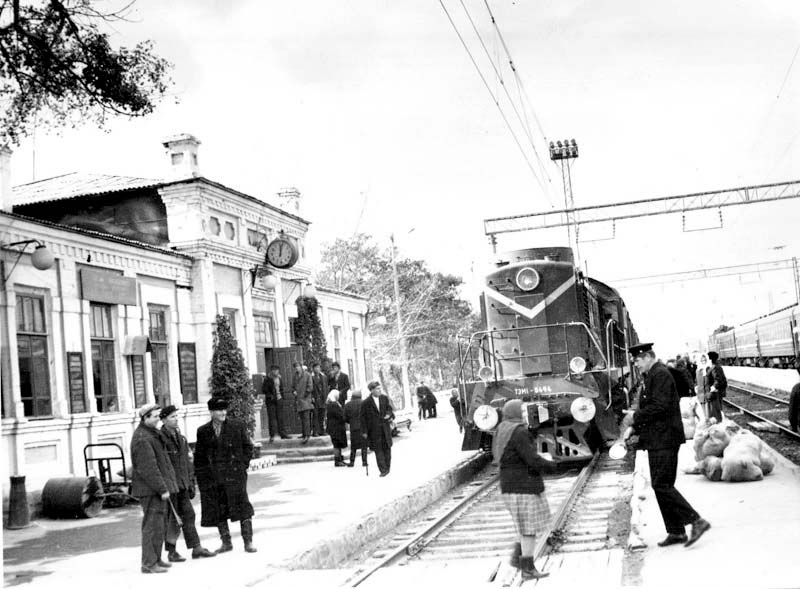 Amvrosiivka. Railway station