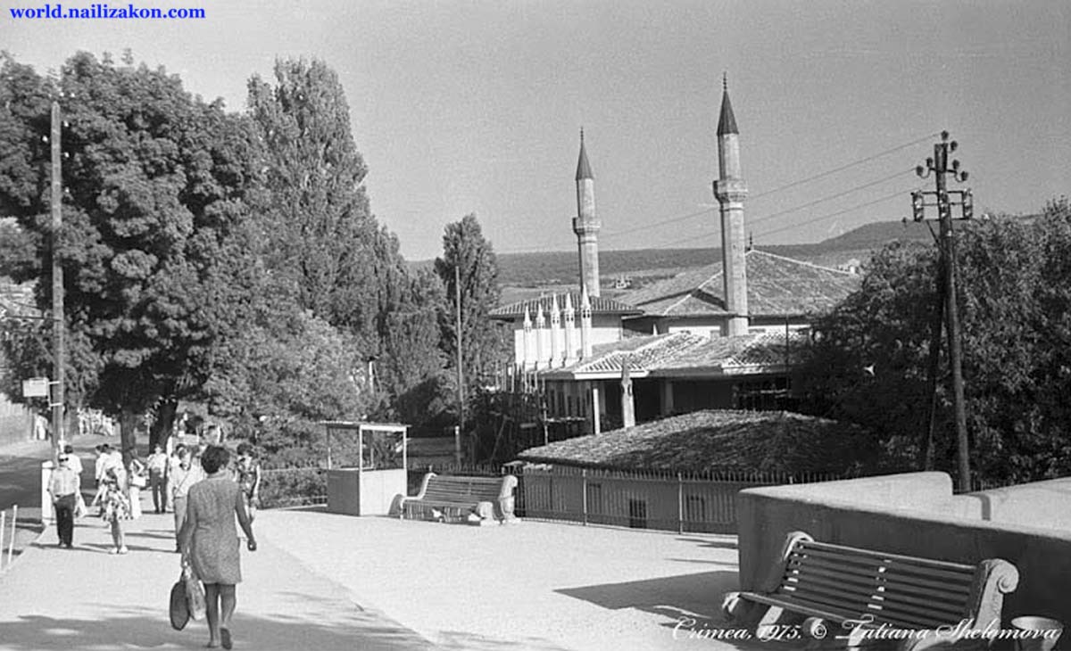 Bakhchysarai. Panorama of the city, 1975