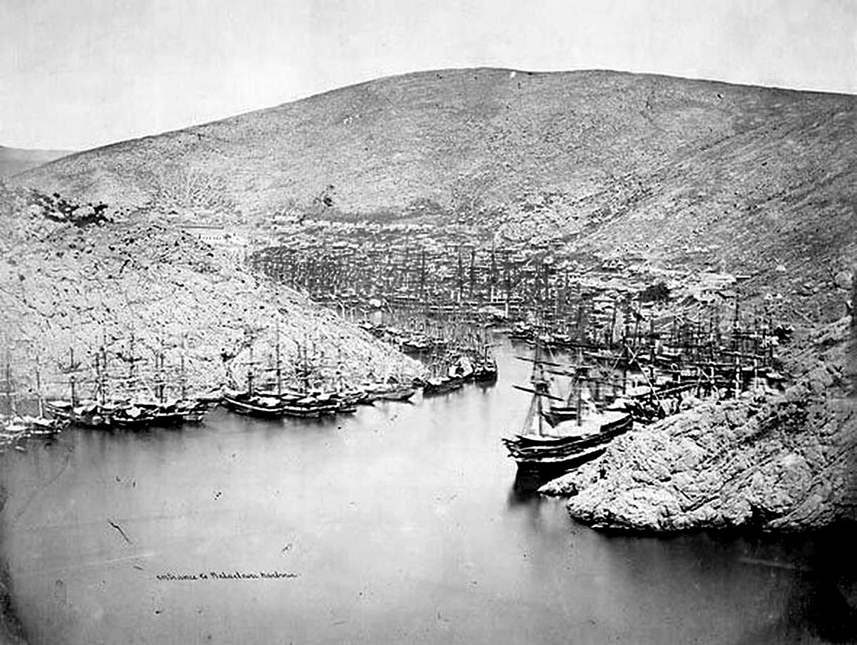 Balaklava. War of 1853-56, the ships of the Allied Squadron