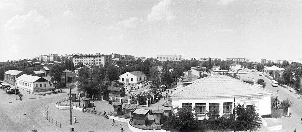 Balakleya. Panorama of the city, 1960