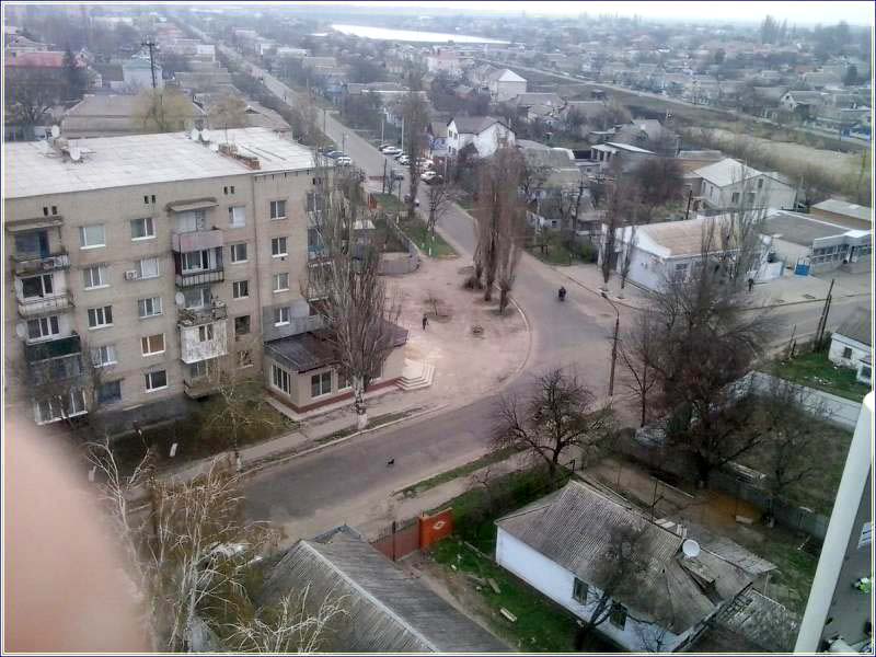 Bashtanka. Panorama of the city