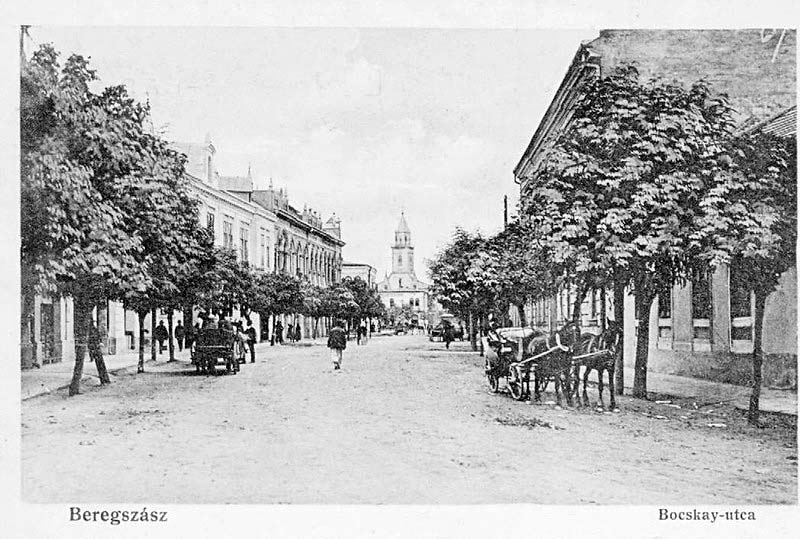 Berehove. Ishtván Bochkai street