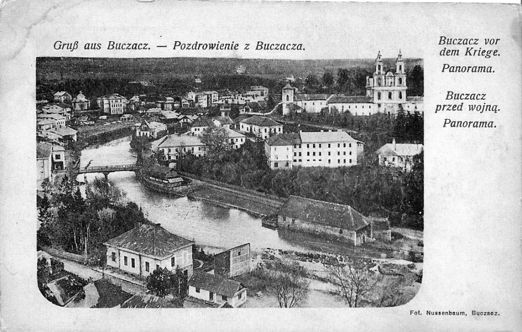 Buchach. Panorama of the city