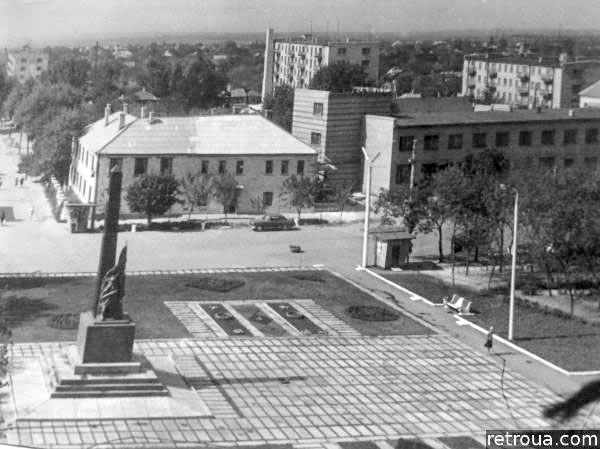 Debaltseve. Lenin Square, 1968