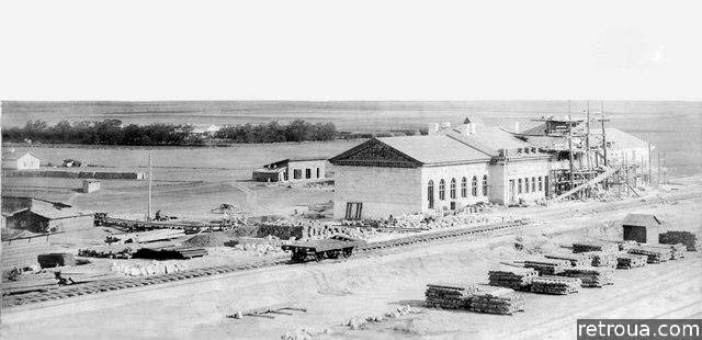 Dzhankoy. Construction of the station